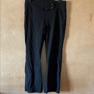 Stylish Black Button-Detail Pants size 15 PRELOVED